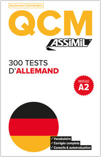 Vorderes Coverbild ASSiMiL QCM - 300 tests d'allemand - Niveau A2