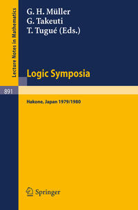 Vorderes Coverbild Logic Symposia, Hakone, 1979, 1980