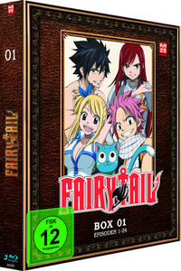 Vorderes Coverbild Fairy Tail - TV-Serie - Box 1 (Episoden 1-24) (3 Blu-rays)