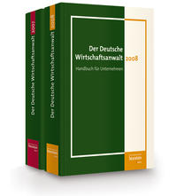 Vorderes Coverbild Der Deutsche Wirtschaftsanwalt 2008/2009