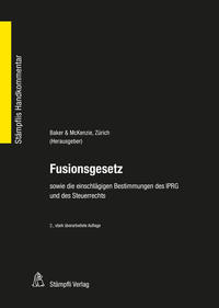 Vorderes Coverbild Fusionsgesetz