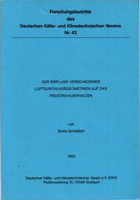 Vorderes Coverbild Der Einfluss verschiedener Luftdurchlassgeometrien auf das Freistrahlverhalten