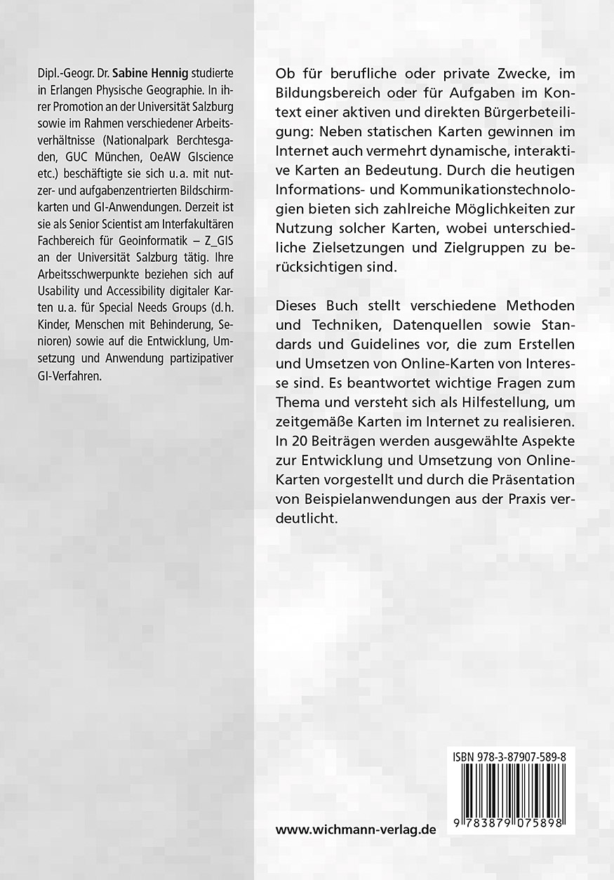 Rückseitencover Online-Karten im Fokus