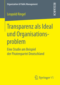 Vorderes Coverbild Transparenz als Ideal und Organisationsproblem