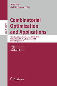Vorderes Coverbild Combinatorial Optimization and Applications