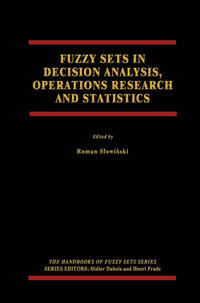 Vorderes Coverbild Fuzzy Sets in Decision Analysis, Operations Research and Statistics