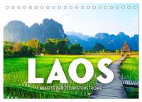 Vorderes Coverbild Laos - Abseits der Touristenströme. (Tischkalender 2025 DIN A5 quer), CALVENDO Monatskalender