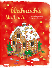 Vorderes Coverbild Weihnachts-Malbuch