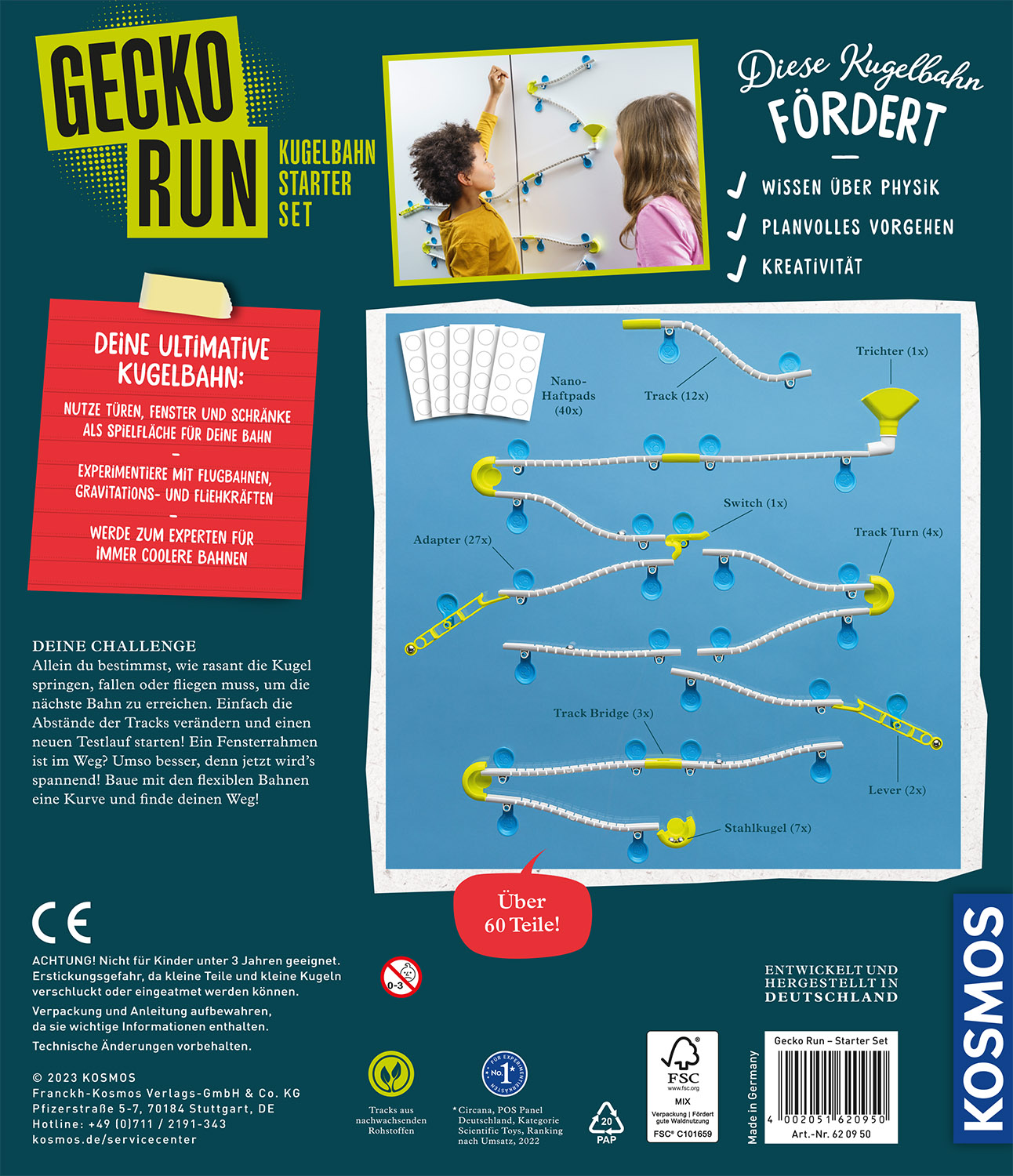 Rückseitencover Gecko Run Starter-Set
