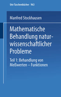 Vorderes Coverbild Mathematische Behandlung naturwissenschaftlicher Probleme