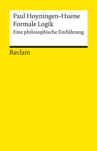 Vorderes Coverbild Formale Logik. Eine philosophische Einführung