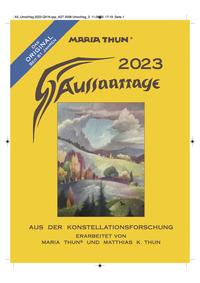 Vorderes Coverbild Aussaattage 2023 Maria Thun