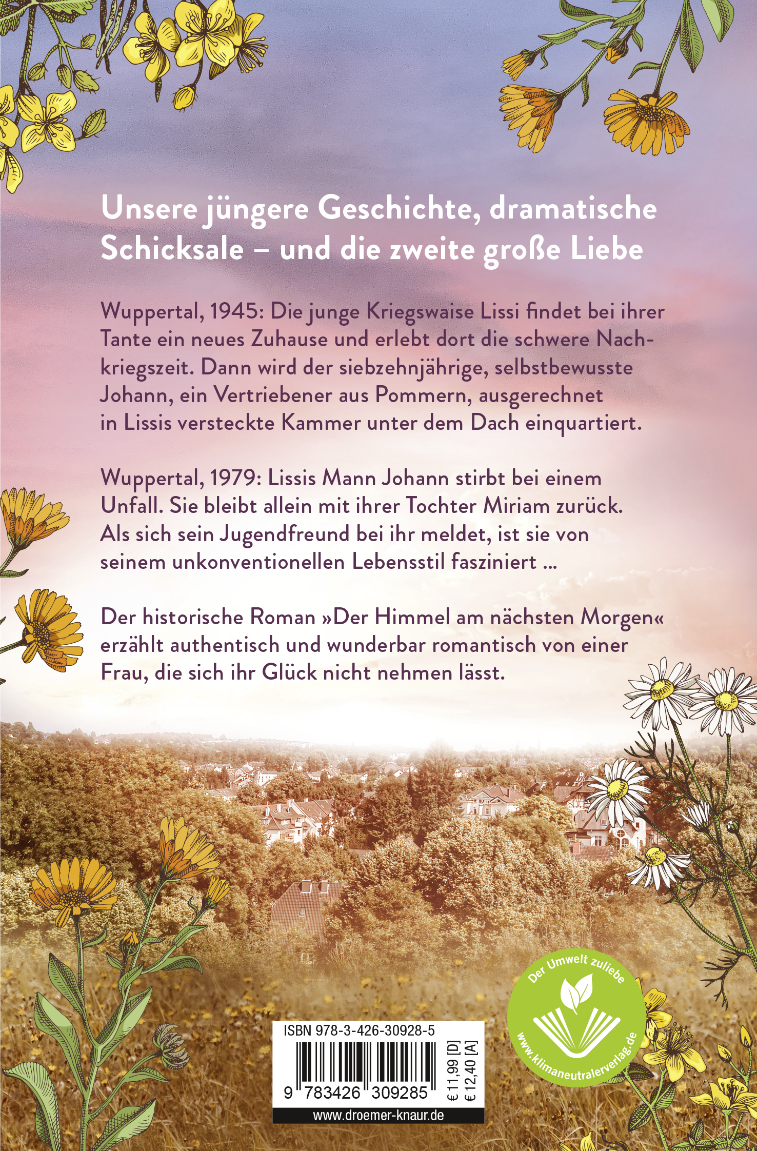 Rückseitencover Der Himmel am nächsten Morgen