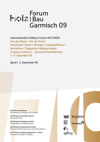 Vorderes Coverbild 15. Internationales Holzbau-Forum. 2 Bde