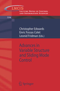 Vorderes Coverbild Advances in Variable Structure and Sliding Mode Control