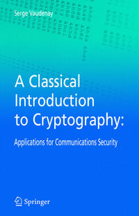 Vorderes Coverbild A Classical Introduction to Cryptography