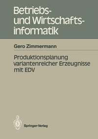 Vorderes Coverbild Produktionsplanung variantenreicher Erzeugnisse mit EDV