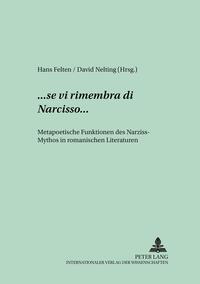 Vorderes Coverbild ...«se vi rimembra di Narcisso»...