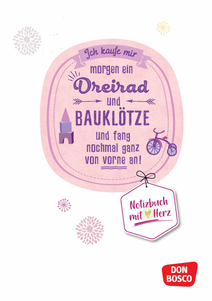 Beispielinhalt (Bild) Notizbuch mit Herz