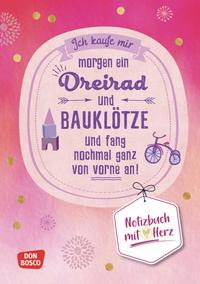 Vorderes Coverbild Notizbuch mit Herz