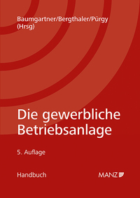 Vorderes Coverbild Die gewerbliche Betriebsanlage
