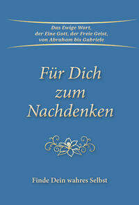 Vorderes Coverbild Für Dich zum Nachdenken
