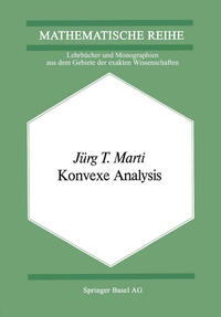 Vorderes Coverbild Konvexe Analysis