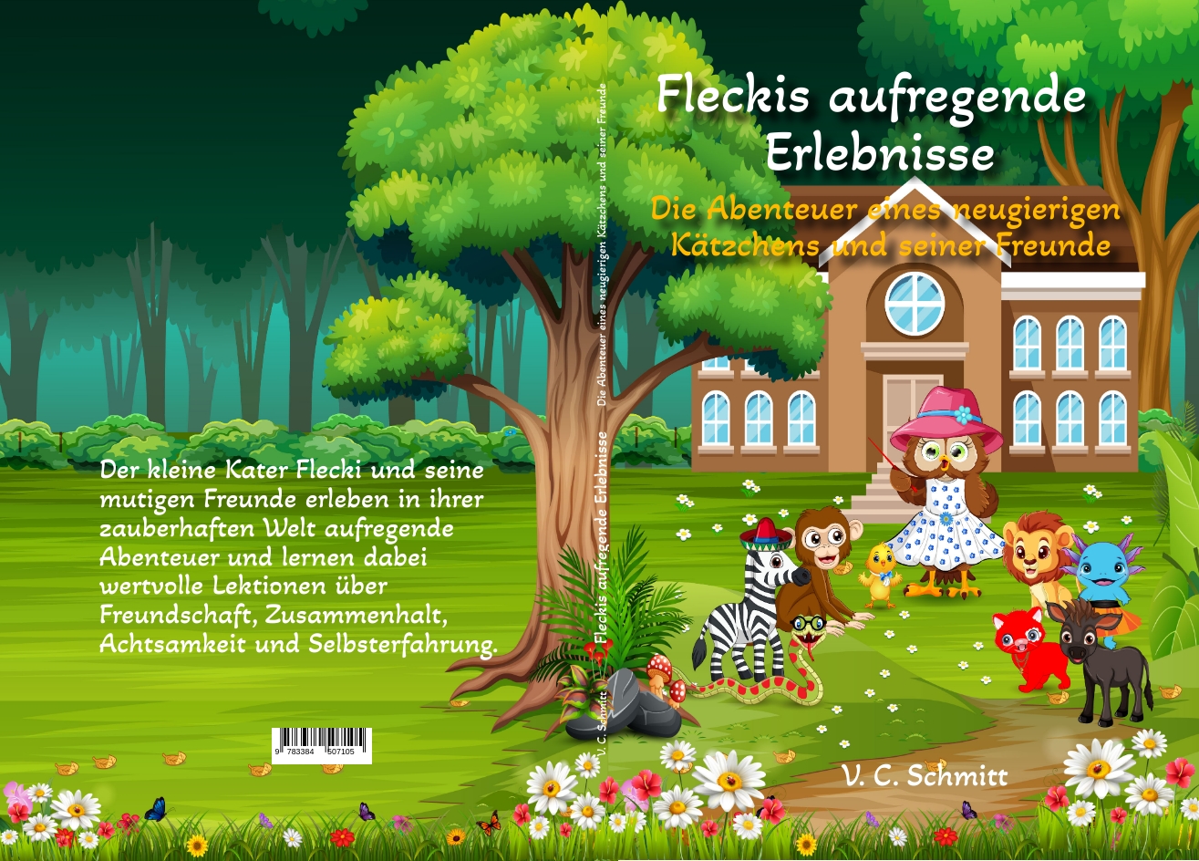 Gesamtes Coverbild Fleckis aufregende Erlebnisse