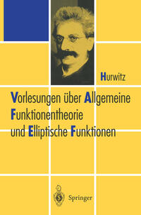 Vorderes Coverbild Vorlesungen über Allgemeine Funktionen-theorie und Elliptische Funktionen