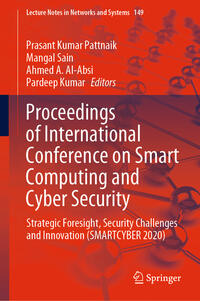 Vorderes Coverbild Proceedings of International Conference on Smart Computing and Cyber Security