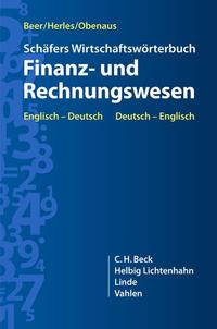 Vorderes Coverbild Schäfer Wirtschaftswörterbuch Finanz- und Rechnungswesen