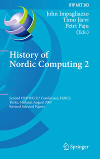 Vorderes Coverbild History of Nordic Computing 2
