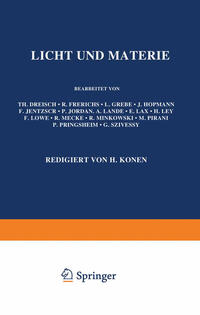 Vorderes Coverbild Licht und Materie