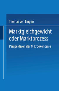 Vorderes Coverbild Marktgleichgewicht oder Marktprozeß