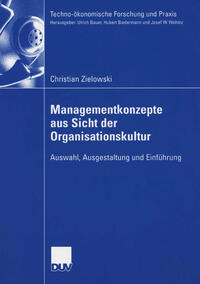 Vorderes Coverbild Managementkonzepte aus Sicht der Organisationskultur