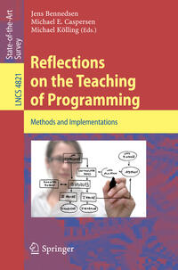 Vorderes Coverbild Reflections on the Teaching of Programming
