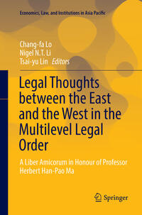 Vorderes Coverbild Legal Thoughts between the East and the West in the Multilevel Legal Order