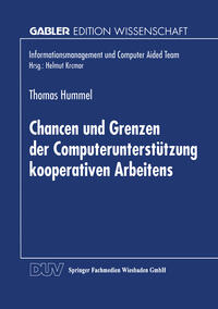 Vorderes Coverbild Chancen und Grenzen der Computerunterstützung kooperativen Arbeitens
