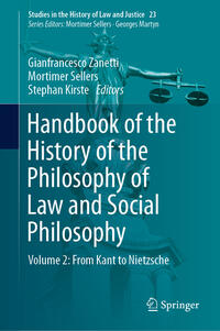 Vorderes Coverbild Handbook of the History of the Philosophy of Law and Social Philosophy