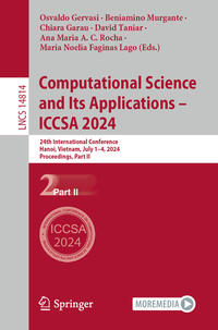 Vorderes Coverbild Computational Science and Its Applications – ICCSA 2024