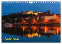 Vorderes Coverbild Sachsen (Wandkalender 2025 DIN A4 quer), CALVENDO Monatskalender