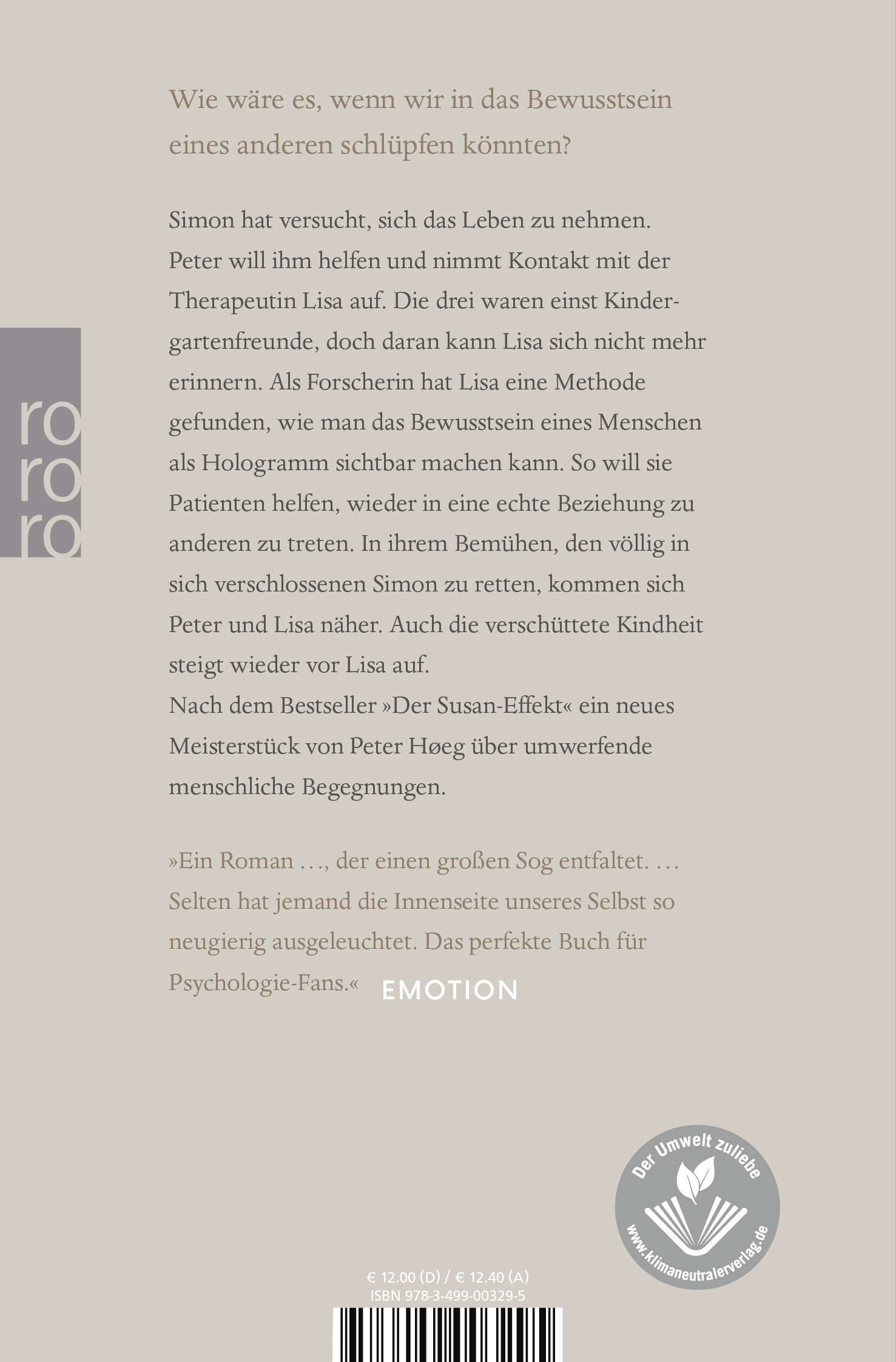 Rückseitencover Durch deine Augen