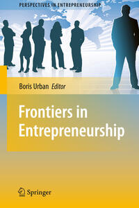 Vorderes Coverbild Frontiers in Entrepreneurship