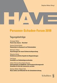 Vorderes Coverbild Personen-Schaden-Forum 2018