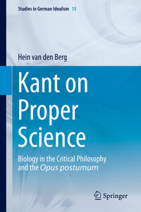 Vorderes Coverbild Kant on Proper Science