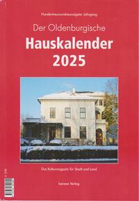 Vorderes Coverbild Der Oldenburgische Hauskalender 2025