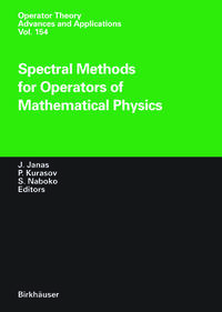 Vorderes Coverbild Spectral Methods for Operators of Mathematical Physics
