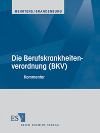 Vorderes Coverbild Die Berufskrankheitenverordnung (BKV) - Einzelbezug