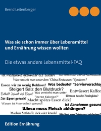 Vorderes Coverbild Was sie schon immer über Lebensmittel und Ernährung wissen wollten