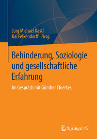 Vorderes Coverbild Behinderung, Soziologie und gesellschaftliche Erfahrung